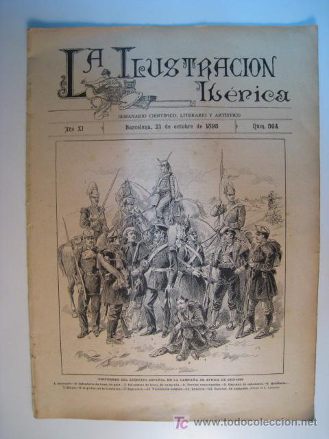 Coleccionismo de Revistas y Peri&oacute;dicos: LA ILUSTRACION IBERICA. N&ordm; 564. 1893. REVISTA