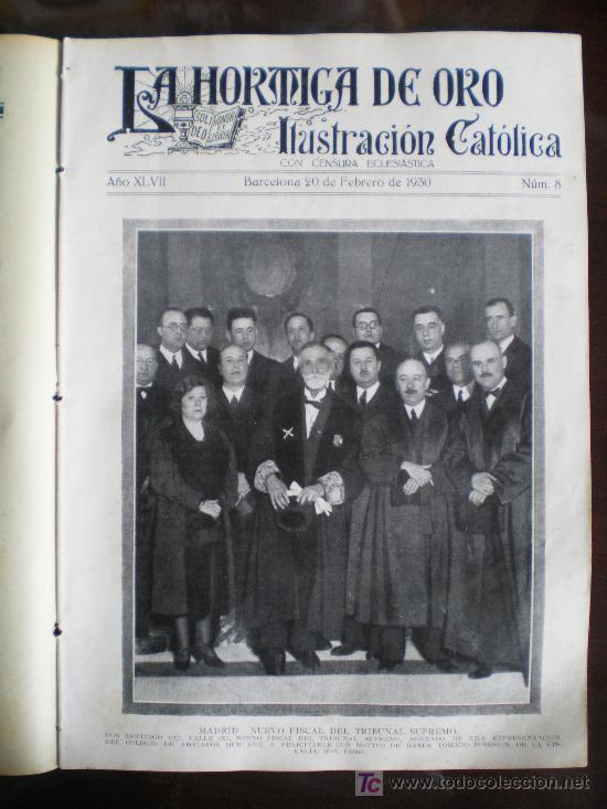 Coleccionismo de revistas y peri&oacute;dicos: LA HORMIGA DE ORO N&ordm; 8 (20/02/30) MADRID MENORCA BOSCO BUGALLAL BETANCOURT TOVIA MAGAZ CORU&Ntilde;A O&Ntilde;ATE