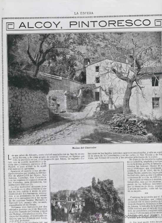 Colecionismo de Revistas e Jornais: REVISTA A&Ntilde;O 1921 REPORTAJE DE ALCOY MOLINAR DIBUJANTE PENAGOS SALAMANCA CONVENTO DE DUE&Ntilde;AS