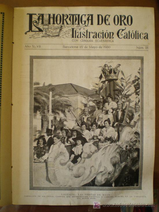 Coleccionismo de revistas y peri&oacute;dicos: LA HORMIGA DE ORO N&ordm; 21 (22/05/30) VALENCIA ROMERO TORRES CORDOBA IGUALADA SEVILLA BARCELONA