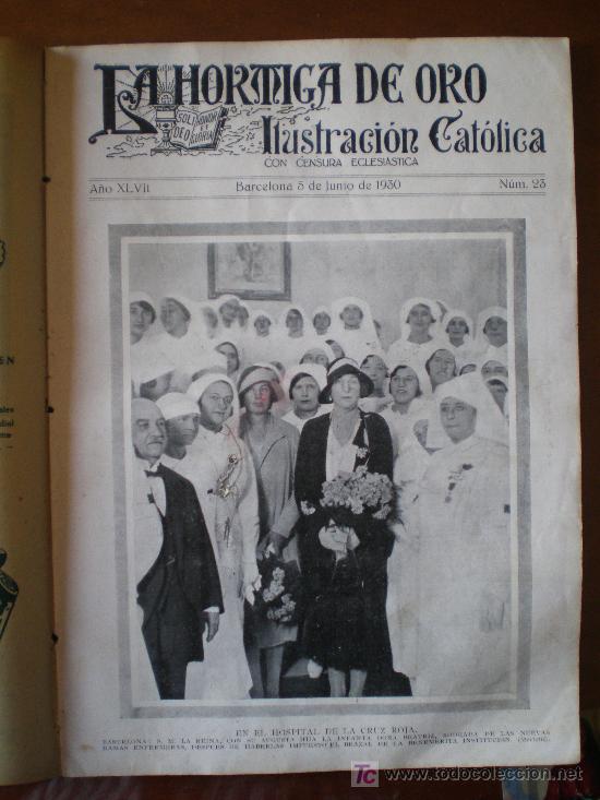 Coleccionismo de revistas y peri&oacute;dicos: LA HORMIGA DE ORO N&ordm; 23 (05/06/30) SEGOVIA ATHELETIC FUTBOL MADRID LERIDA GERONA FIGUERAS PERELADA