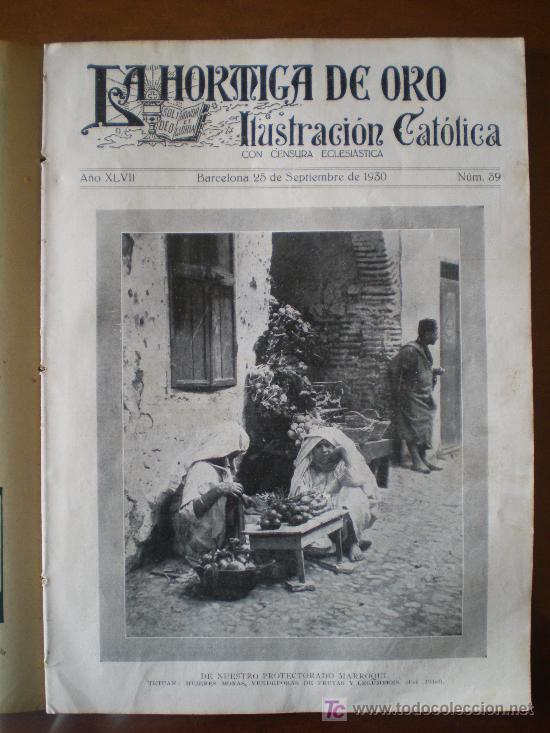 Coleccionismo de revistas y peri&oacute;dicos: LA HORMIGA DE ORO N&ordm; 39 (25/09/30) PATERNA GODELLA PALENCIA SALDA&Ntilde;A VALLIRANA CARMONA CARBAJALES