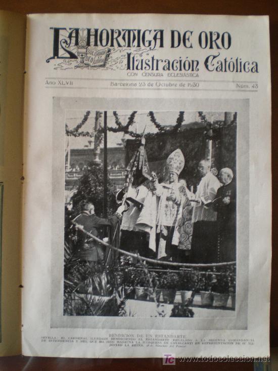 Coleccionismo de revistas y peri&oacute;dicos: LA HORMIGA DE ORO N&ordm; 43 (23/10/30) SEVILLA GUADALAJARA BAYREN GANDIA  TARRAGONA SNA FELIU CASTELLON