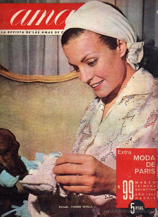 Coleccionismo de Revistas y Peri&oacute;dicos: AMA,CARMEN SEVILLA-LA PRINCESA ELENA DE BORBON HA CONOCIDO A SUS ABUELOS