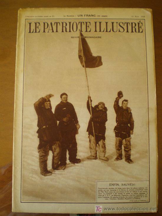 Colecionismo de Revistas e Jornais: LE PATRIOTE ILLUSTRE N&ordm; 11 (13/03/38) GUERRA CIVIL FRANCO HOSPITAL TERUEL POLO NORTE GROENLANDIA