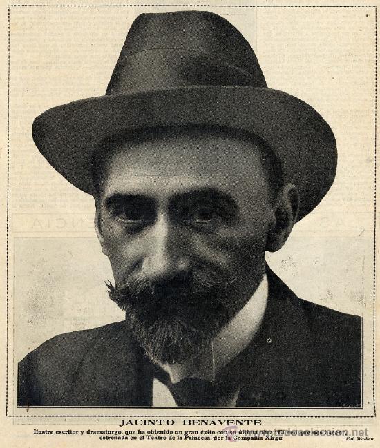 Coleccionismo de Revistas y Peri&oacute;dicos: JACINTO BENAVENTE 1917 DRAMATURGO HOJA REVISTA