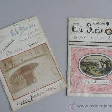 Coleccionismo de Revistas y Periódicos: ANTIGUA REVISTA AÑOS 1920 EL SIRIO DOS NUMEROS. Lote 26964277