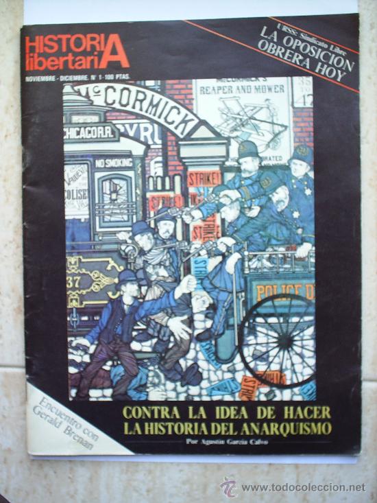 Coleccionismo de revistas y peri&oacute;dicos: HISTORIA LIBERTARIA--N.1-1978-REVISTA ANARQUISTA-,TEMA ANARQUIA