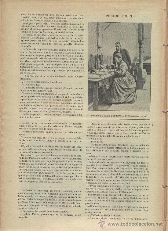Coleccionismo de revistas y peri&oacute;dicos: REVISTA LA HORMIGA DE ORO. A&Ntilde;O 1903. MADAME CURIE. RADIO.ANTIGUO EGIPTO. KARNAK.