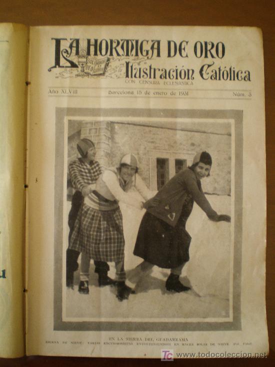 Coleccionismo de revistas y peri&oacute;dicos: LA HORMIGA DE ORO n&ordm; 3 (15/01/31) GUADARRAMA REYES MAGOS NAVIDAD CALATAYUD BAUDILLO GIJON AVILA