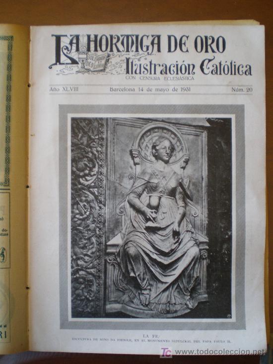 Coleccionismo de revistas y peri&oacute;dicos: LA HORMIGA DE ORO N&ordm; 20 (14/05/31) GUADALEST ALICANTE CASA CAMPO EIBAR MAHON VILLAFRANCA FUENCARRAL