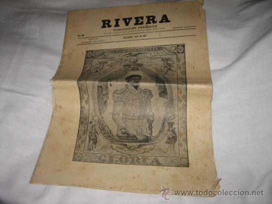 Collezionismo di Riviste e Giornali: RIVERA PUBLICACION PERIODICA  MONTEVIDEO JULIO DE 1927 .-N&ordm; 202