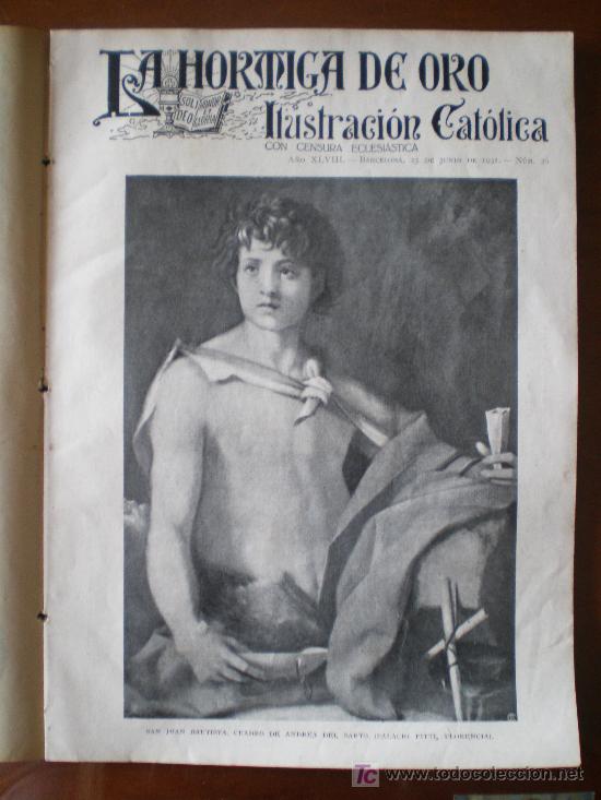 Coleccionismo de revistas y peri&oacute;dicos: LA HORMIGA DE ORO N&ordm; 26 (25/6/31) SOROLLA CASTELAR CUCUFATE BURGOS ESTELLA BILBAO TORRELAVEGA BURGOS