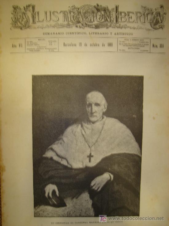 Coleccionismo de Revistas y Peri&oacute;dicos: SEMANARIO.LA ILUSTRACION IBERICA.A&Ntilde;O VII.N&ordm; 355 BARCELONA 19 OCTUBRE DE 1889,C&ordf;,LITERATURA,ARTE,LEER