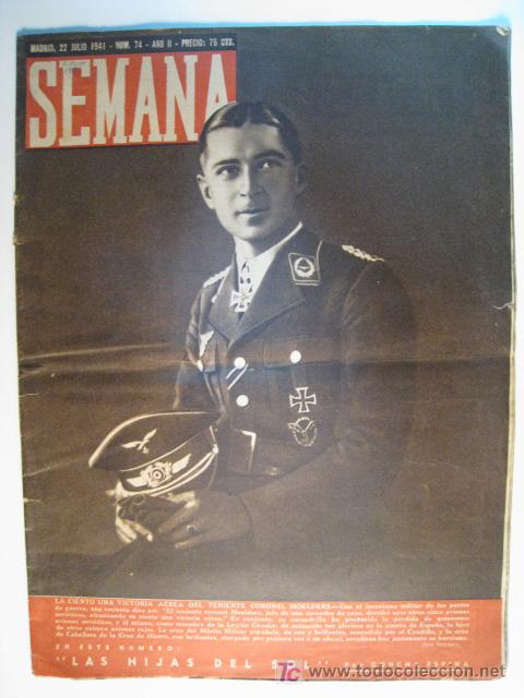 Coleccionismo de Revistas y Peri&oacute;dicos: SEMANA. NUM. 74. 1941. REVISTA ORIGINAL