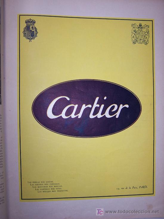 Coleccionismo de Revistas y Peri&oacute;dicos: Publicidad CARTIER- Cosm&oacute;polis 1928