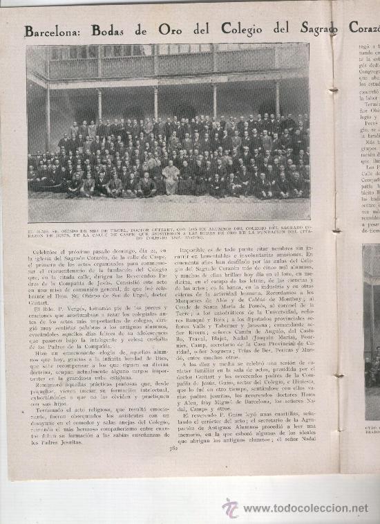Coleccionismo de Revistas y Peri&oacute;dicos: 1930 COLEGIO DEL SAGRADO CORAZON JESUITAS CALLE CASPE OSERA ESTELLA DEPORTE FEMENINO LILI ALVAREZ