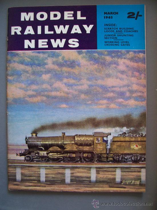Collectionnisme de Revues et Journaux: &acute; model railway news &acute; revista inglesa sobre miniaturas de trenes /trenes de juguete, marzo 1963