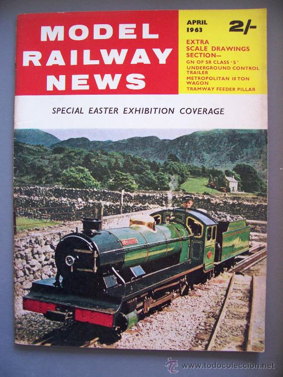 Collectionnisme de Revues et Journaux: &acute; model railway news &acute; revista inglesa sobre miniaturas de trenes /trenes de juguete, abril 1963