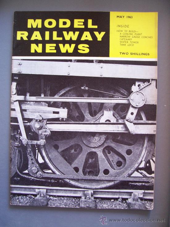 Collectionnisme de Revues et Journaux: &acute; model railway news &acute; revista inglesa sobre miniaturas de trenes /trenes de juguete, mayo 1963