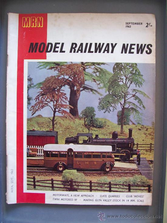 Collectionnisme de Revues et Journaux: &acute; model railway news &acute; revista inglesa sobre miniaturas de trenes /trenes de juguete,septiembre 1963