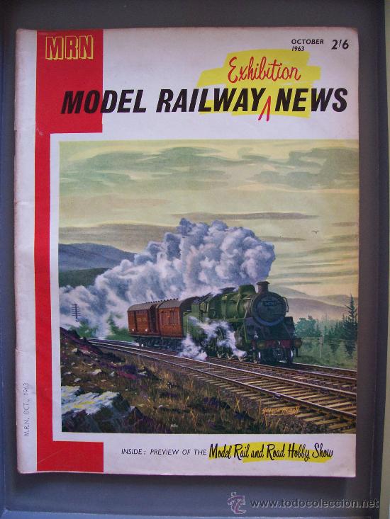 Collectionnisme de Revues et Journaux: &acute; model railway news &acute; revista inglesa sobre miniaturas de trenes /trenes de juguete, octubre 1963