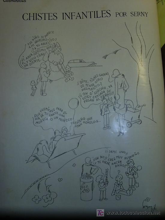 Coleccionismo de Revistas y Peri&oacute;dicos: * HUMOR * Chistes de Serny- Cosm&oacute;polis 1928