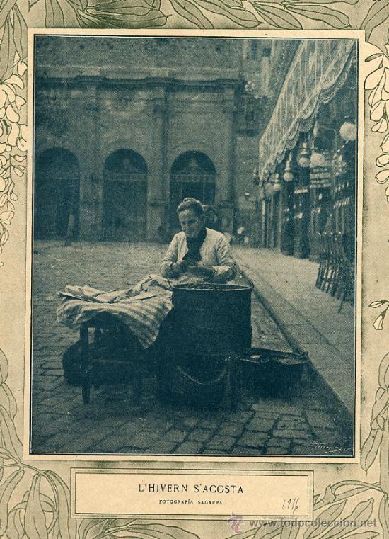 Coleccionismo de Revistas y Peri&oacute;dicos: CASTA&Ntilde;ERA 1916 BARCELONA PLAZA SAN AGUSTIN PORTADA REVISTA