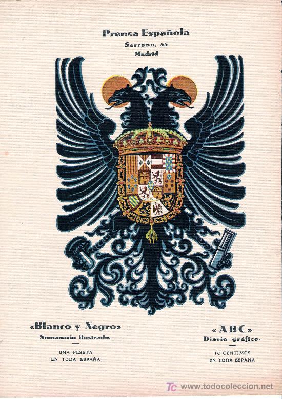 Coleccionismo de revistas y peri&oacute;dicos: Prensa Espa&ntilde;ola, emblema &aacute;guila bic&eacute;fala  -  1931