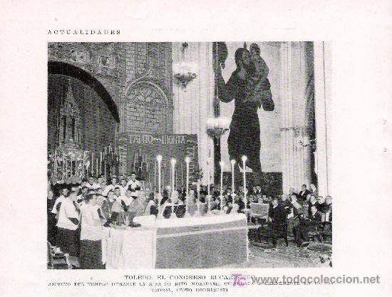 Coleccionismo de revistas y peri&oacute;dicos: Misa moz&aacute;rabe en Toledo durante el Congreso Eucar&iacute;stico - 1926