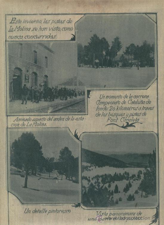 Coleccionismo de revistas y peri&oacute;dicos: EL DIA GRAFICO. 25-03-1928. CONVENTO EN CADIZ. CATEDRAL DE MALAGA.ESQUI EN LA MOLINA.OLUGES.CRESPIA.