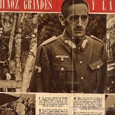Coleccionismo de Revistas y Periódicos: MUÑOZ GRANDES 1942 DIVISION AZUL 2 HOJAS REVISTA