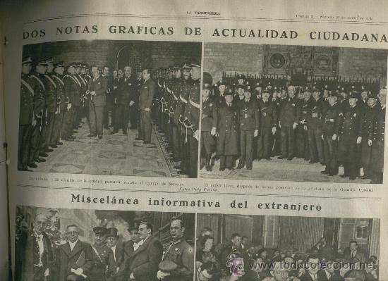 Coleccionismo de Revistas y Peri&oacute;dicos: LA VANGUARDIA A&Ntilde;O 1935 LINDBERGH LINIMIENTO DE SLOAN SERENOS Y GUARDIA URBANA DE BARCELONA