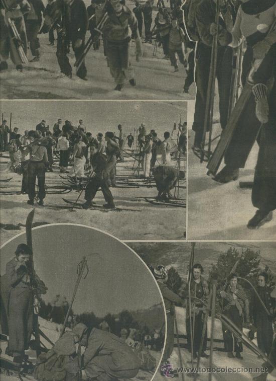 Coleccionismo de Revistas y Peri&oacute;dicos: LA VANGUARDIA. 5-02-1935.DEPORTES DE NIEVE. ESQUI. SKI FEMENINO. ESTACION DE LA MOLINA.ESPA&Ntilde;OL.FUTB