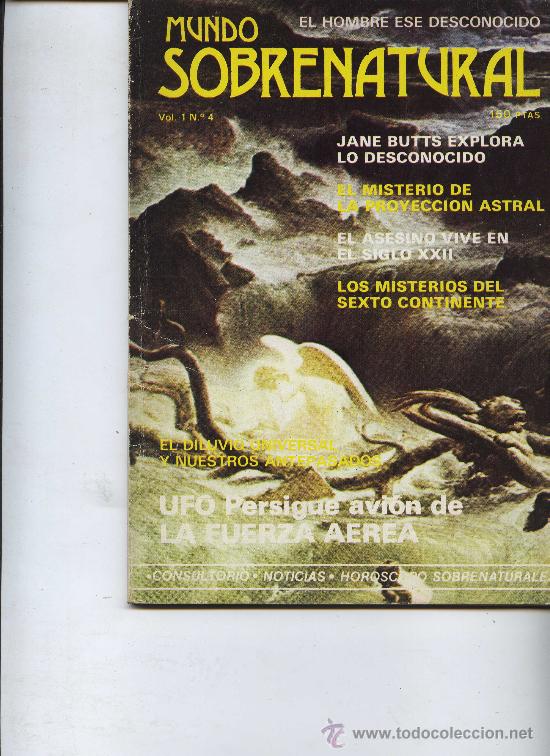Collection Magazines and Newspapers: MUNDO SOBRENATURAL VOL. 1 N&ordm; 4
