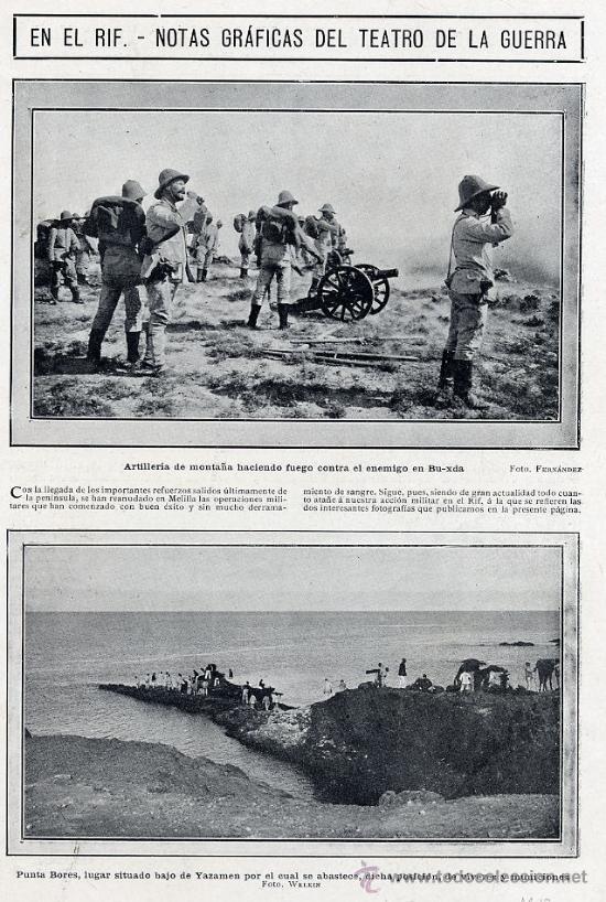 Coleccionismo de revistas y peri&oacute;dicos: RIF 1912 BU-XDA HOJA REVISTA
