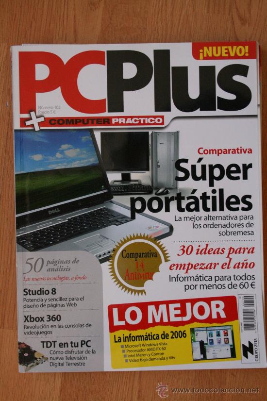 Collectionnisme de Revues et Journaux: REVISTA PC PLUS ENERO 2006 N&ordm; 102