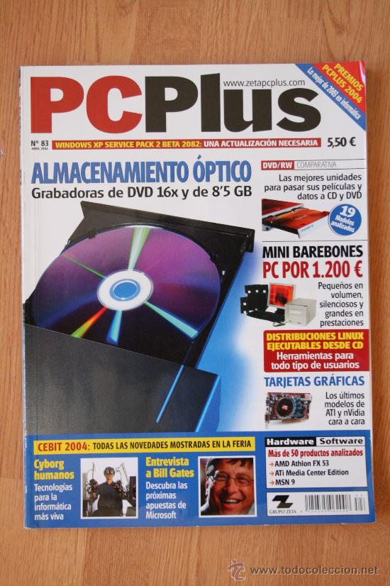 Coleccionismo de revistas y peri&oacute;dicos: REVISTA PC PLUS ABRIL 2004 N&ordm; 83