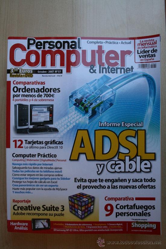 Coleccionismo de revistas y peri&oacute;dicos: REVISTA PERSONAL COMPUTER. OCTUBRE 2007 N&ordm; 57