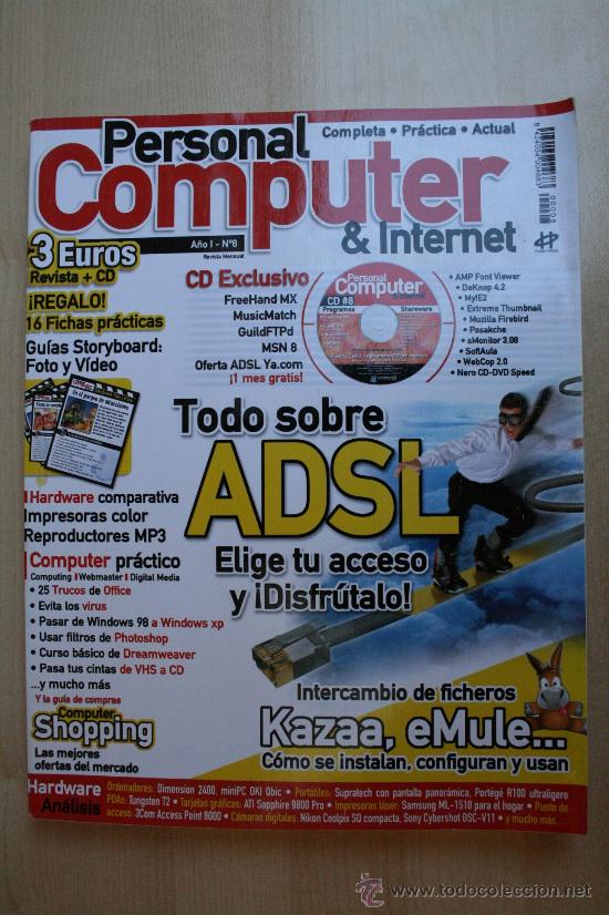 Coleccionismo de revistas y peri&oacute;dicos: REVISTA PERSONAL COMPUTER. A&Ntilde;O I N&ordm; 8