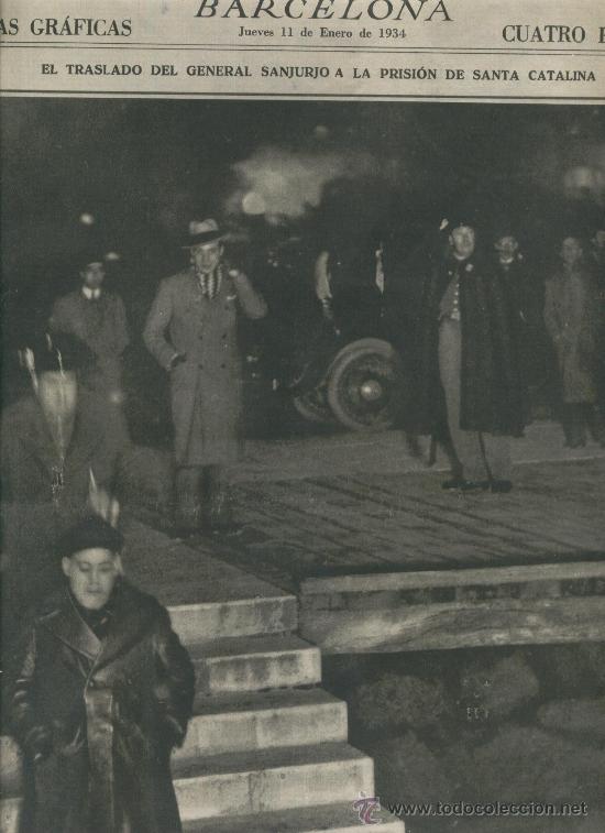 Coleccionismo de revistas y peri&oacute;dicos: LA VANGUARDIA A&Ntilde;O 1934 POLITICA.EL GENERAL SANJURJO EN SANTA CATALINA CADIZ ESQUI EN GUADARRAMA