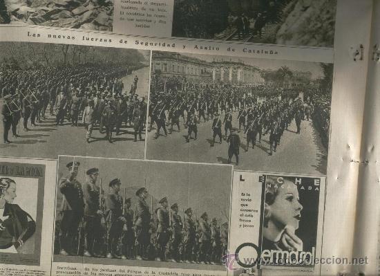 Collezionismo di Riviste e Giornali: LA VANGUARDIA A&Ntilde;O 1934 NUEVAS FUERZAS DE SEGURIDAD Y ASALTO DE CATALUNYA COCHES FORD PUBLICIDAD