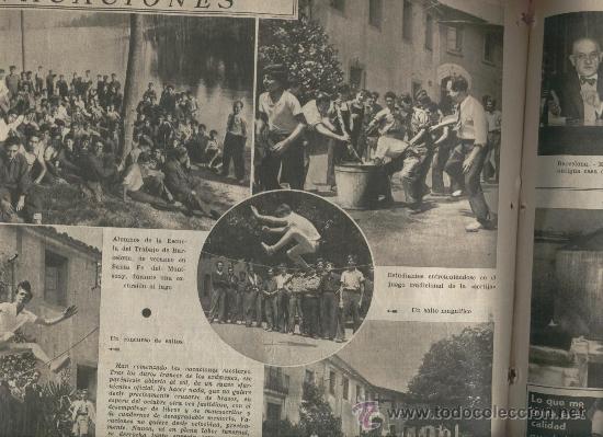 Collezionismo di Riviste e Giornali: LA VANGUARDIA A&Ntilde;O 1934 ALUMNOS DE LA ESCUELA  EN SANTA FE DEL MONTSENY INSTITUT D'ESTUDIS CATALANS