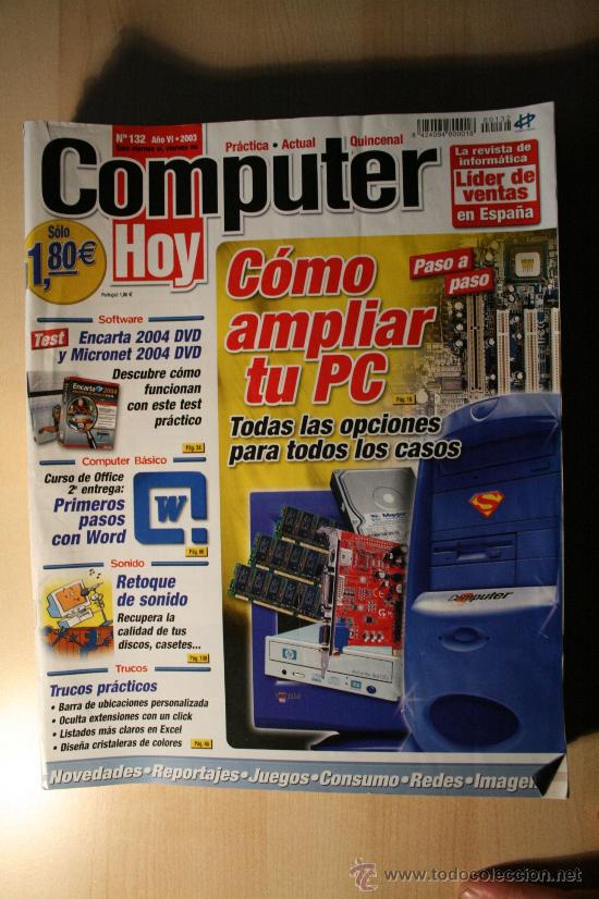 Collection Magazines and Newspapers: REVISTA COMPUTER HOY N&ordm; 132 A&Ntilde;O 2003