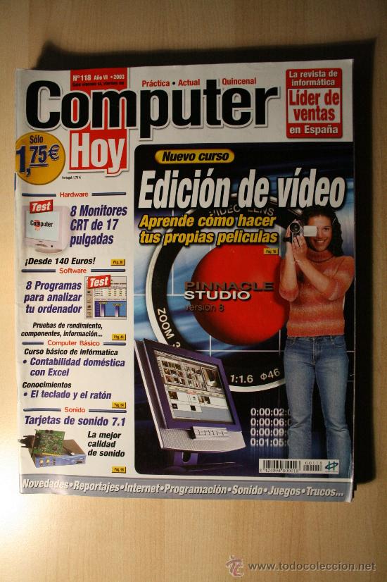 Collection Magazines and Newspapers: REVISTA COMPUTER HOY N&ordm; 118 A&Ntilde;O 2003