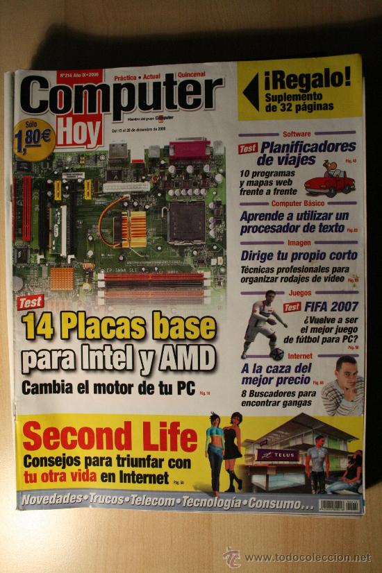 Coleccionismo de revistas y peri&oacute;dicos: REVISTA COMPUTER HOY N&ordm; 214 A&Ntilde;O 2006