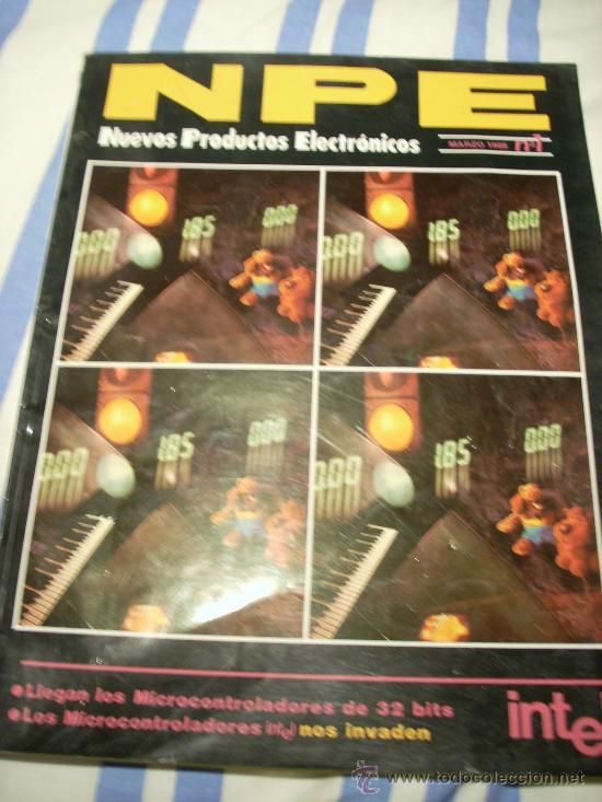 Colecionismo de Revistas e Jornais: Revista 'NPE - Nuevos Productos Electr&oacute;nicos', n&ordm; 1. Marzo 1988.