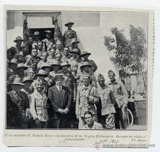 Coleccionismo de revistas y peri&oacute;dicos: LEGION EXTRANJERA 1921 MARRUECOS RETAL REVISTA