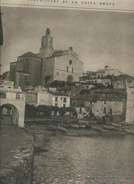 Coleccionismo de revistas y peri&oacute;dicos: VANGUARDIA A&Ntilde;O 1933 FUTBOL EN LA GUARDIA PONTEVEDRA PUERTO DE CADAQUES SALVADOR DALI  ESPARREGUERA