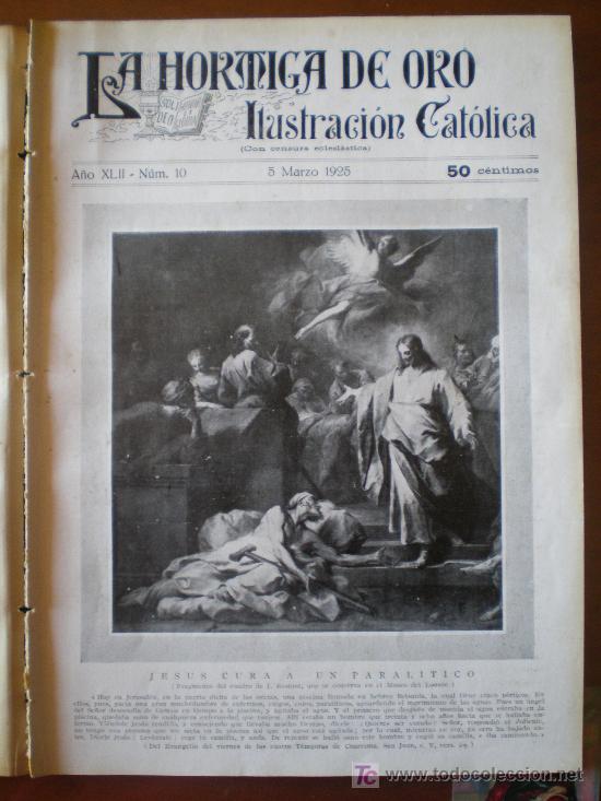 Coleccionismo de revistas y peri&oacute;dicos: LA HORMIGA DE ORO N&ordm; 10 (05/03/25) BURGOS BARCELONA ZARAGOZA CAJAL MARQUES TORRECCILLA RIPOLLET